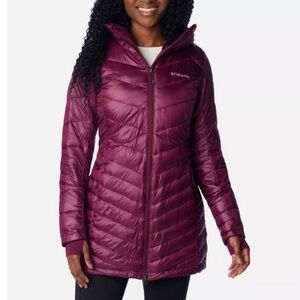 Columbia Omni heat purple burgundy puffer winter coat size large